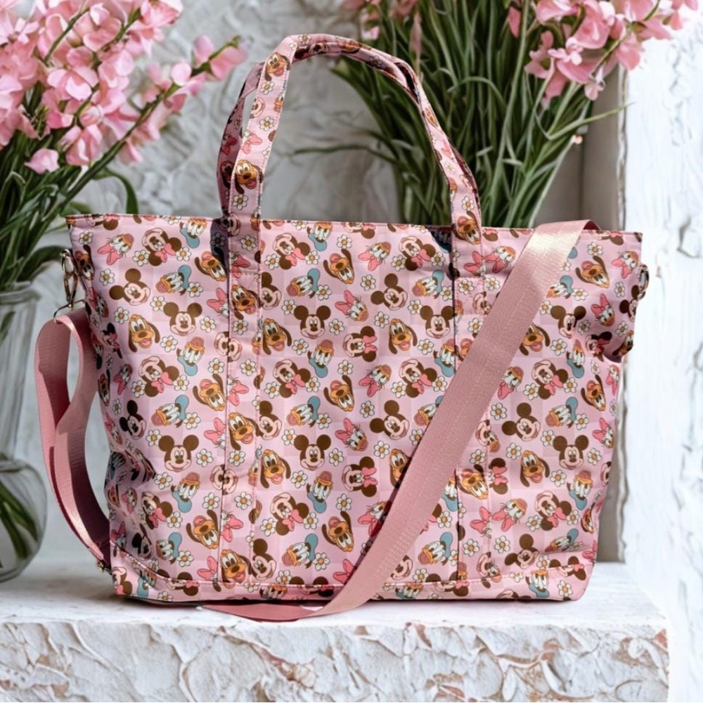 Pink Disney Character Tote Bag
